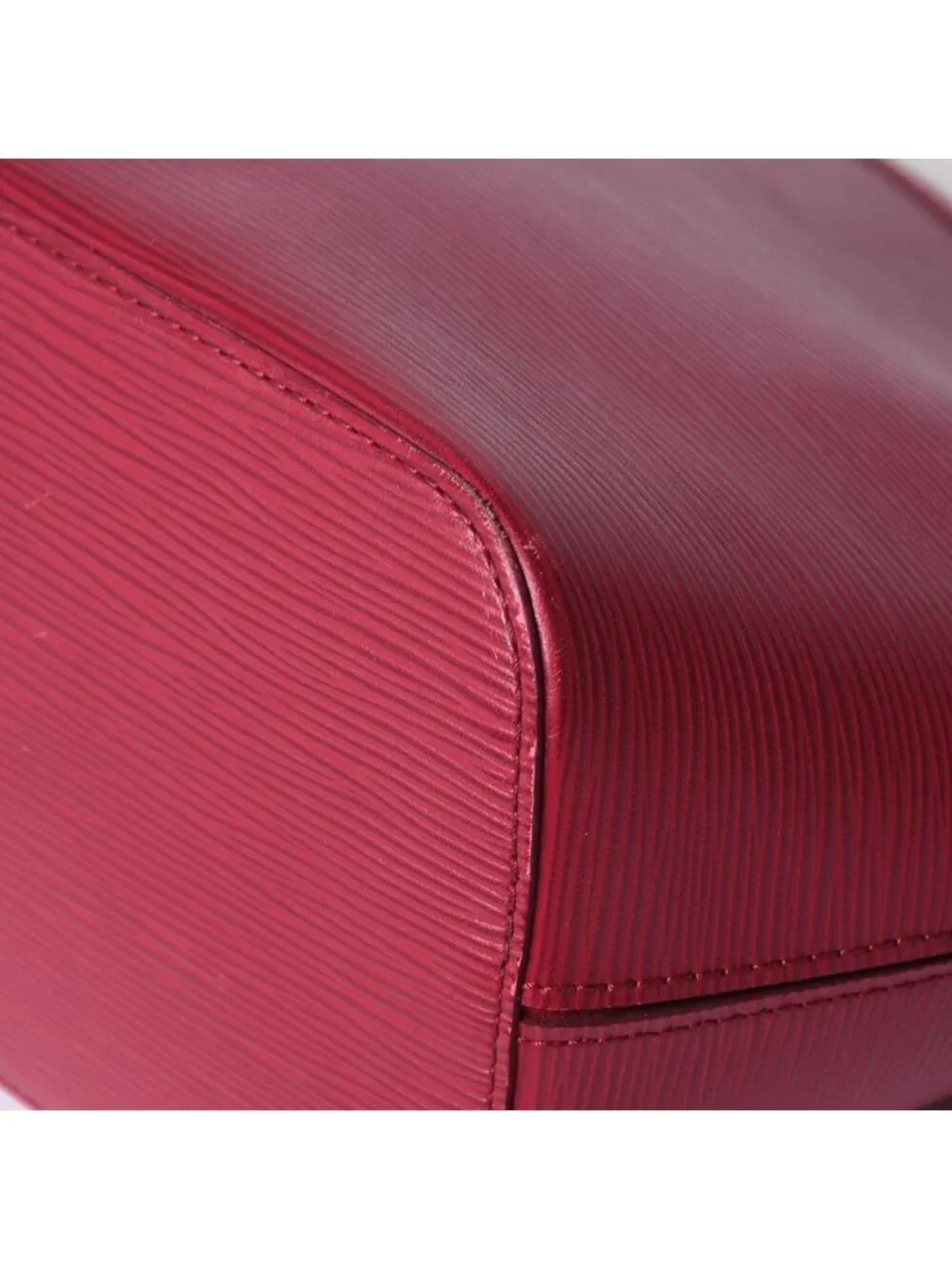 Louis Vuitton Neverfull PM Handbag Epi Leather Bordeaux Silver